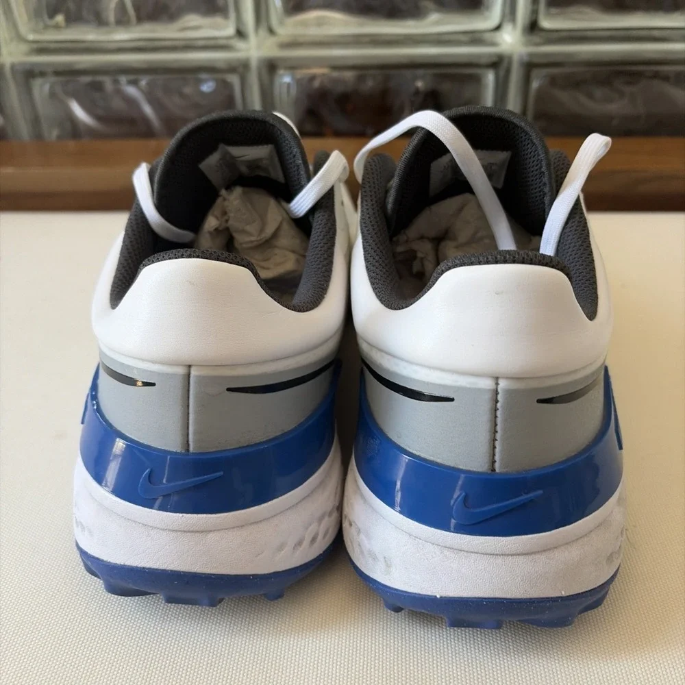 Nike React Infinity Pro 2 Men Golf Shoes Size 11.5 White Game Royal DJ5593-104 - Picture 5 of 8